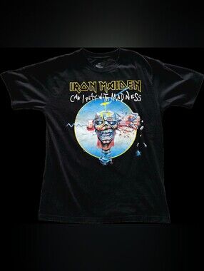 Iron Maiden 'Can I Play With Madness' Graphic Tee - Size L